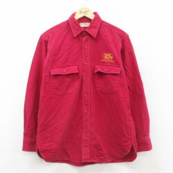【50%OFF】エルエルビーン 80s 長袖フランネルシャツ SANDANONA バーガンディ L | 古着