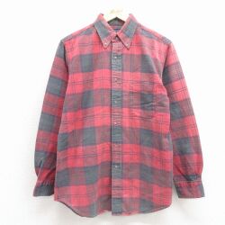 【20%OFF】ランズエンド 00s 長袖フランネルシャツ レッドチェック L | 古着