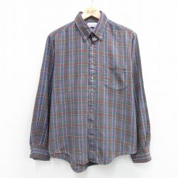 90s 長袖シャツ チェック グレー L | 古着