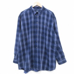 【20%OFF】ウールリッチ 00s 長袖シャツ チェック ブルー XL | 古着