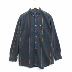 ラルフローレン 90s 長袖シャツ チェック グリーン XL | 古着