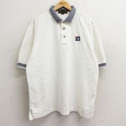 XL★古着 半袖 ポロ シャツ メンズ 00年代 00s セントルイス 大きいサイズ コットン 白 ホワイト 24mar26 中古 トップス