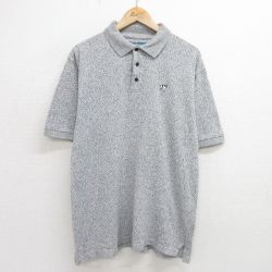 ビッグドッグス 00s 半袖ポロシャツ ワンポイントロゴ グレー XL | 古着