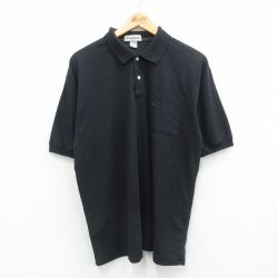マックレガー 半袖ポロシャツ 鹿の子 ブラック XL | 古着