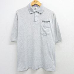 ジャージーズ 00s 半袖ポロシャツ KAIZEN グレー XL | 古着
