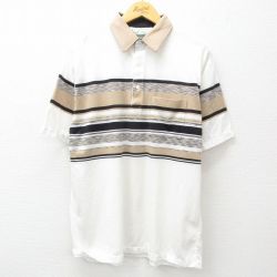 80s 半袖ポロシャツ ホワイト XL | 古着