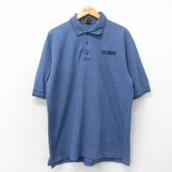 90s 半袖ポロシャツ GRABBER ネイビー XL | 古着