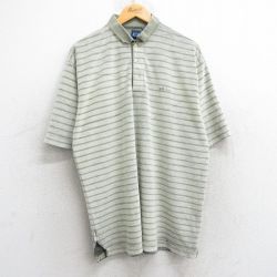 【50%OFF】00s 半袖ポロシャツ ALM グリーン XL | 古着