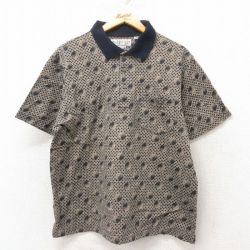【50%OFF】XL★古着 グランドスラム 半袖 ポロ シャツ メンズ 00年代 00s ゴルフボール コットン 緑 グリーン 25jun05 中古 トップス