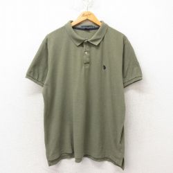 U.S.POLO ASSN. 半袖ポロシャツ グリーン XL | 古着