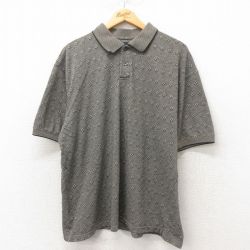 XL★古着 半袖 ポロ シャツ メンズ グレー 25jun06 中古 トップス