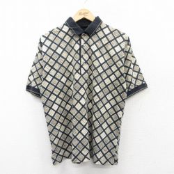グレッグノーマン 半袖ポロシャツ ベージュ XL | 古着