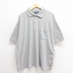 ピューリタン 00s 半袖ポロシャツ グレー XL | 古着