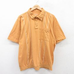 【50%OFF】半袖ポロシャツ オレンジ XL | 古着