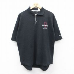 EZGEAR 90s 半袖ポロシャツ TRAINING ブラック XL | 古着