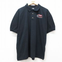 HUNTSMAN WORLD 00s 半袖ポロシャツ ブラック XL | 古着