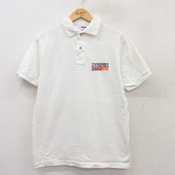 オールズモビル 90s 半袖ポロシャツ ホワイト M | 古着