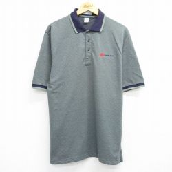 マンシングウェア 90s 半袖ポロシャツ セキュリティ グリーン XL | 古着