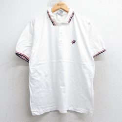 prince 00s 半袖ポロシャツ ホワイト L | 古着