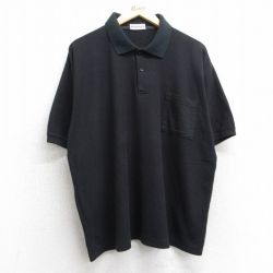 XL★古着 マックレガー 半袖 ポロ シャツ メンズ 90年代 90s 大きいサイズ 黒 ブラック 25jul09 中古 トップス