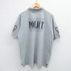 フルーツオブザルーム 半袖ポロシャツ ポリス グレー XL | 古着