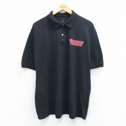ジャージーズ 半袖ポロシャツ カントリーマーケット ブラック XL | 古着