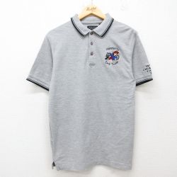【50%OFF】ヘリエッタ 半袖ポロシャツ 霜降り グレー M | 古着