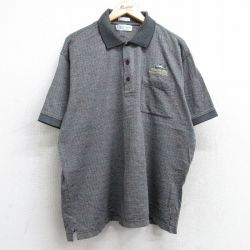 【50%OFF】XL★古着 半袖 ポロ シャツ メンズ 00年代 00s ママラベイ 大きいサイズ コットン グレー他 25aug22 中古 トップス