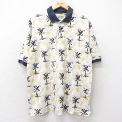 【50%OFF】セントジョンズベイ 00s 半袖ポロシャツ ヤシの木 イエロー L | 古着