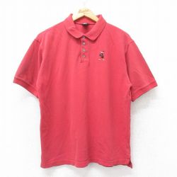 【50%OFF】ルーニーテューンズ 90s 半袖ポロシャツ ダフィーダック レッド L | 古着