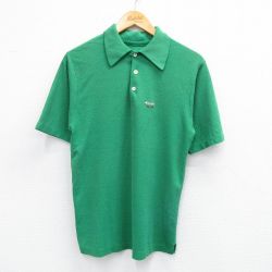 【50%OFF】ザフォックスコレクション 80s 半袖ポロシャツ ワンポイントロゴ グリーン M | 古着