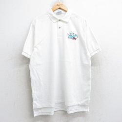 【50%OFF】90s 半袖ポロシャツ Robintino ホワイト XL | 古着