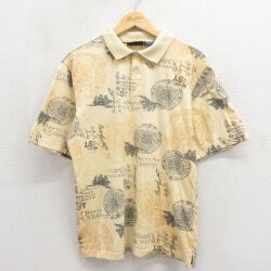 ピューリタン 00s 半袖ポロシャツ 船 イエロー L | 古着