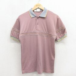 ケニントン 80s 半袖ポロシャツ ピンク M | 古着