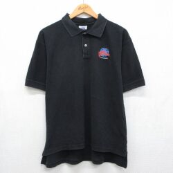 プラネットハリウッド 90s 半袖ポロシャツ オーランド ブラック L | 古着