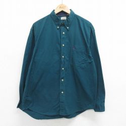 ビューグルボーイ 00s 長袖シャツ ワンポイントロゴ ライトブルー XL | 古着