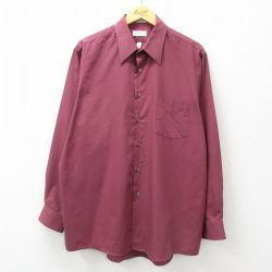 XL★古着 バンヒューセン 長袖 シャツ メンズ 00年代 00s 大きいサイズ 紫 パープル 24nov27 中古 トップス