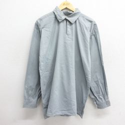 XL★古着 長袖 トップス メンズ グレー 24dec12 中古