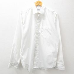 L★古着 マンハッタン 長袖 シャツ メンズ 90年代 90s 白 ホワイト 25feb19 中古 トップス