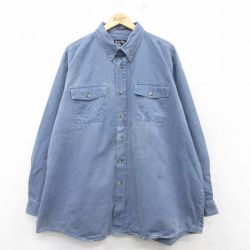 00s 長袖シャツ ネイビー XL | 古着