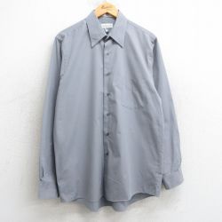 L★古着 バンヒューセン 長袖 シャツ メンズ グレー 25mar04 中古 トップス