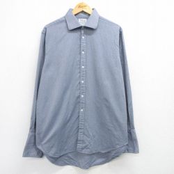 長袖シャツ ブルー XL | 古着