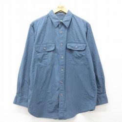 【20%OFF】XL★古着 カベラス 長袖 シャツ メンズ 00年代 00s 紺 ネイビー 25mar11 中古 トップス