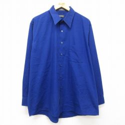 XL★古着 アロー 長袖 シャツ メンズ 00年代 00s 青 ブルー 25mar11 中古 トップス