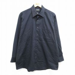 XL★古着 アロー 長袖 シャツ メンズ 黒 ブラック 25mar14 中古 トップス