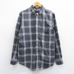 L★古着 アロー 長袖 シャツ メンズ グレー他 チェック 25mar17 中古 トップス