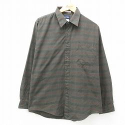 【20%OFF】XL★古着 ピューリタン 長袖 シャツ メンズ 00年代 00s 濃緑他 グリーン チェック 25apr01 中古 トップス
