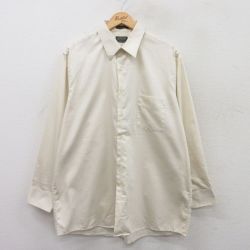 XL★古着 アロー 長袖 シャツ メンズ 生成り 25apr11 中古 トップス