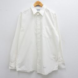 L★古着 長袖 シャツ メンズ 90年代 90s USA製 白 ホワイト 25apr15 中古 トップス