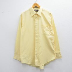M★古着 長袖 シャツ メンズ 90年代 90s 黄 イエロー 25apr17 中古 トップス